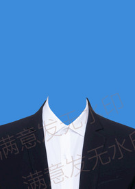 女生小领证件照正装模板