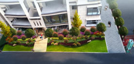 小区绿化景观设计效果图