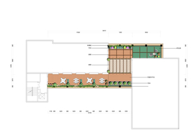 屋顶花园景观设计彩平