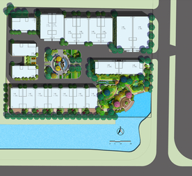 小区景观设计彩平图