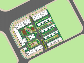 小区景观设计彩平图