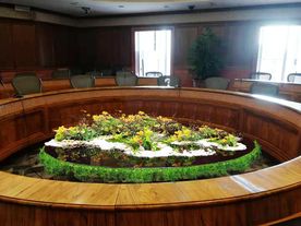 会议餐桌景观设计效果图