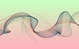 抽象线条彩虹背景