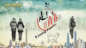 走找青春去聚会工装背景墙