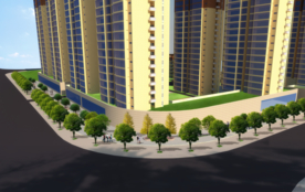 小区景观效果图