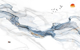 高端新意境山水画 TIF分层