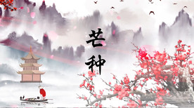 芒种歌曲舞台背景成品