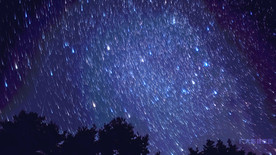 4k视频 流星雨 延时摄影星空