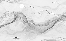 线条新欧式装饰画 TIF分层