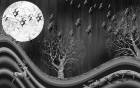 新品欧式装饰壁画 TIF分层