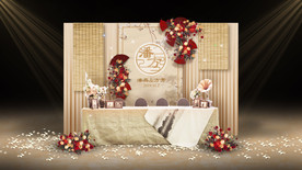 新中式婚礼签到区