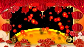 春节透明通道背景