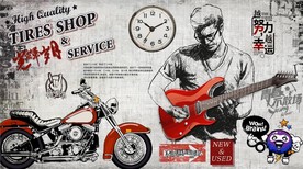 光辉岁月励志文化墙