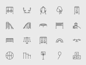 sketch运动游戏类幼儿图标