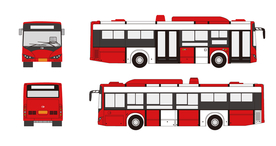 公交车矢量图片