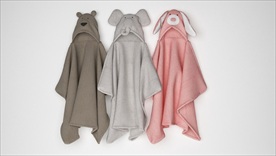 宝宝带帽斗篷浴巾
