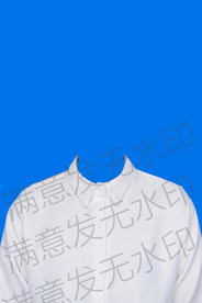 证件照白衬衫模板