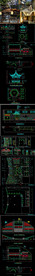 全套新中式茶楼CAD施工图