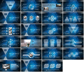 精美动态朦胧IOS风PPT