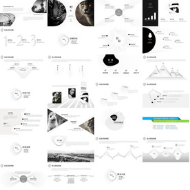 新型创意PPT整套模板下载
