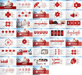 新型创意PPT整套模板下载