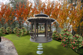 凉亭景观设计效果图