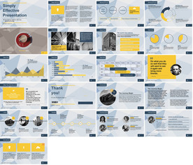 多彩清新工作汇报ppt模板
