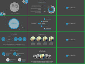 大气国际极简PPT通用PPT