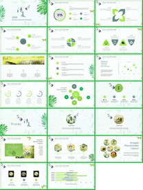 小清新水彩手绘时尚PPT