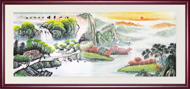 山水风景画