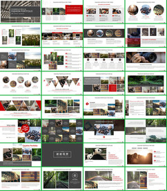 大气通用商务红色年中总结PPT