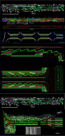 街道绿化CAD图纸