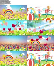 歌曲向快乐出发led背景