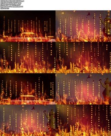 黄种人LED舞台背景