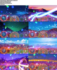 歌曲（打起手鼓唱起歌）舞台背景