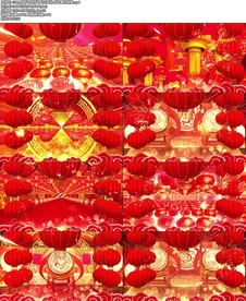 拜新年吉祥年配乐成品-新年舞台