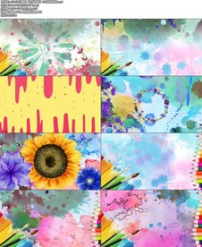 少儿舞蹈《七彩画笔》LED视频