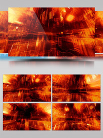 火焰般的三维视频素材背景