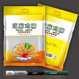 芝麻鸡柳(分层图)