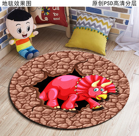 卡通图案儿童房地毯