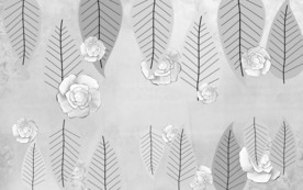 叶子北欧新装饰画 tif分层