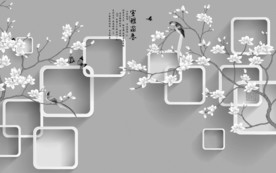 高档 欧式北欧壁画 tif分层