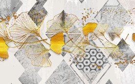 金色北欧新背景画 TIF分层