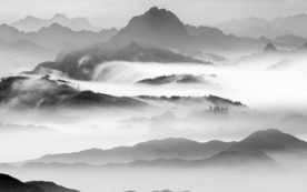 新款新风景山水画 TIF分层