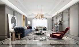 简欧混搭客厅