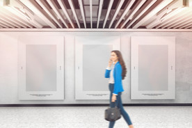 高清实用展板文化墙样机