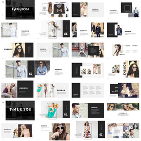 2020杂志风PPT年中计划