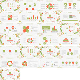高档春季绿色清新PPT工作汇报
