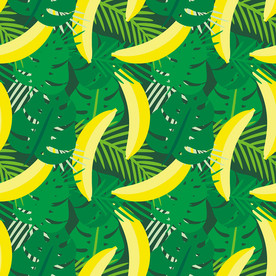 香蕉印花图案
