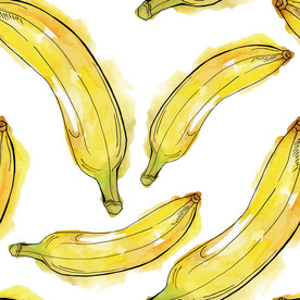 香蕉印花图案